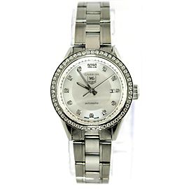 TAG HEUER LADIES CARRERA WV2413.BA0793 DIAMOND MOTHER OF PEARL AUTOMATIC WATCH