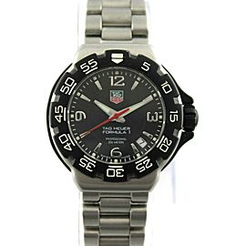 TAG HEUER FORMULA 1 WAC1210.BA0851 STEEL SWISS QUARTZ MENS MIDSIZE MINT WATCH