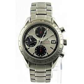 OMEGA SPEEDMASTER 3211.31 CHRONOGRAPH AUTOMATIC SILVER REVERSE PANDA MENS WATCH