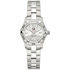 TAG HEUER WOMENS AQUARACER WAF1412.BA0823 SWISS QUARTZ SILVER LUXURY DATE WATCH