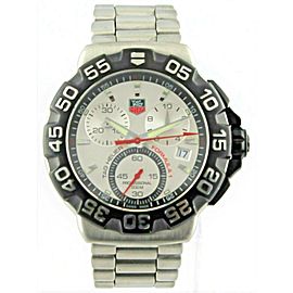 TAG HEUER FORMULA 1 CAH1111.BA0850 MENS QUARTZ CHRONOGRAPH STEEL SILVER WATCH