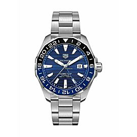 TAG HEUER AQUARACER WAY201T.BA0927 AUTOMATICGMT BATMAN BLUE LUXURY MEN WATCH