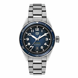 TAG HEUER AUTAVIA WBE5116.EB0173 MEN'S LUXURY AUTOMATIC PRESTIGE BLUE WATCH