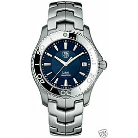 TAG HEUER LINK WJ1112.BA0570 SWISS QUARTZ STEEL MENS BLUE DIAL WATCH GIFT IDEA