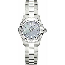 TAG HEUER LADIES AQUARACER WAF1417.BA0813 BLUE PEARL SWISS QUARTZ MINT WATCH