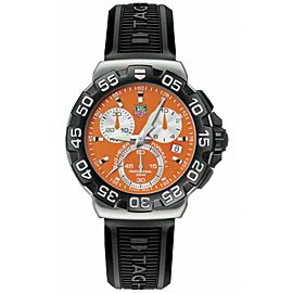 TAG HEUER FORMULA 1 CAH1113.BT0714 QUARTZ CHRONOGRAPH ORANGE RUBBER WATCH