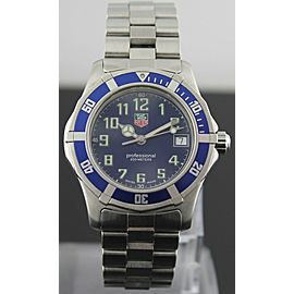 Tag Heuer Professional BLUE 2000 Classic Midsize Sport Date Watch