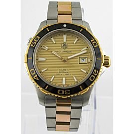 TAG HEUER AQUARACER CERAMIC AUTOMATIC 500M 18K GOLD MENS WATCH