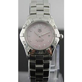 TAG HEUER LADIES AQUARACER PINK PEARL DIAMOND LUXURY SWISS WATCH