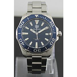 TAG HEUER MENS AQUARACER WAY BLUE SWISS QUARTZ 41MM LUXURY WATCH