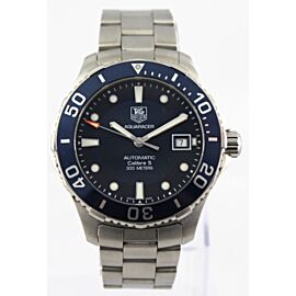 TAG HEUER MENS AQUARACER BLUE 42MM AUTOMATIC CALIBRE 5 WATCH