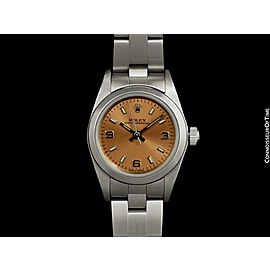 ROLEX Ladies Oyster Perpetual SS Steel Watch