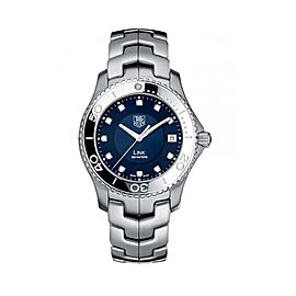 Tag Heuer Link WJ111A.BA0575 DIAMOND Swiss Quartz Men's Blue PRESTIGE Watch