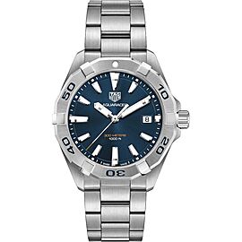 TAG HEUER MENS AQUARACER WBD1112.BA0928 BLUE SWISS QUARTZ 41MM LUXURY WATCH