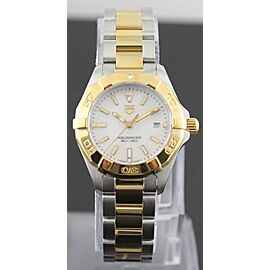 TAG HEUER AQUARACER WBD1420.BB0321 PEARL 18K GOLD LADIES SWISS QUARTZ WATCH SET