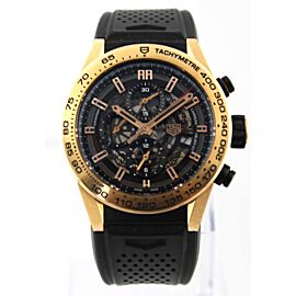 Tag Heuer Carrera CAR2A5B.FT6044 Calibre Heuer 01 18k ROSE GOLD Skeleton Watch