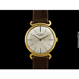 1962 PATEK PHILIPPE Vintage Mens 18K Gold Watch -