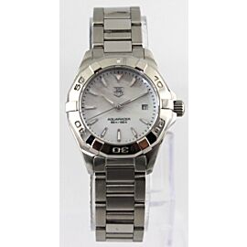 TAG HEUER LADIES AQUARACER SWISS MOTHER OF PEARL QUARTZ WATCH