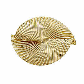 Victorian 1940 Swirl Ribbon Pin 1940 14k Yellow Gold