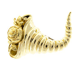 Tiffany & Co. 18K Yellow Gold Cornucopia Pin Brooch