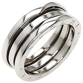 BVLGARI 18K White Gold B.zero1 Ring US 7.75 QJLXG-1376