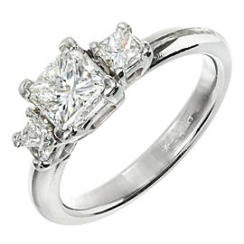 Platinum & Diamond 3 Stone Ring Size 7