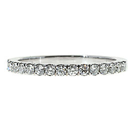 Platinum 0.40ct Diamond Band Ring Size 6.5