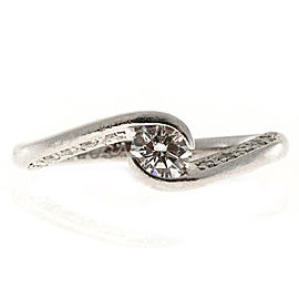 Platinum with 0.45ct Diamond Ring Size 6.5