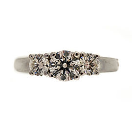 Platinum 0.50ct Diamond Ring Size 6