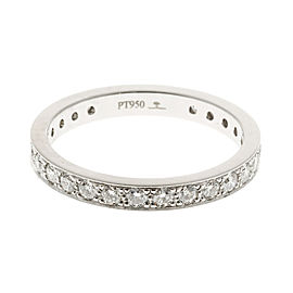 Platinum with 0.70ct Diamond Eternity Band Ring Size 6.5