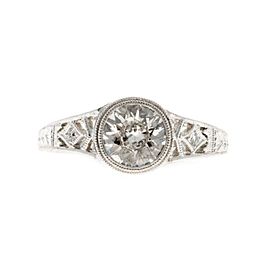 Platinum 1.09ct Diamond Ring Size 6.5