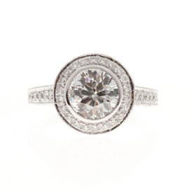 900 Platinum Diamond Ring Size 5.5