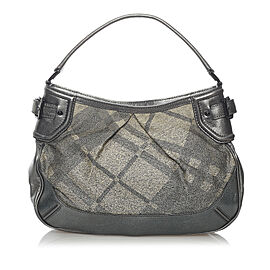 Burberry Shimmer Nova Check Shoulder Bag