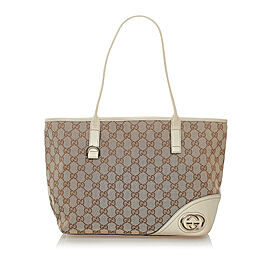 Gucci GG Canvas New Britt Tote Bag