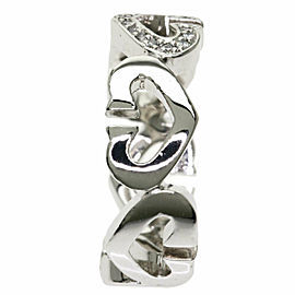 CARTIER 18k White Gold Diamond Ring LXGQJ-1236