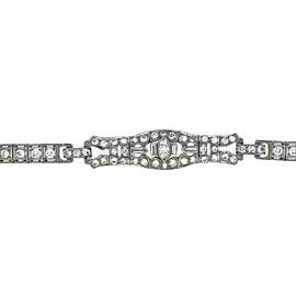 Platinum Diamond Art Deco Bracelet