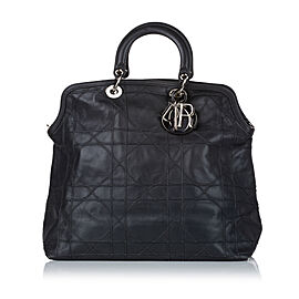 Dior Cannage Granville Leather Tote Bag