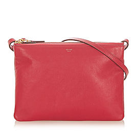 Large Trio Leather Crossbody Bag