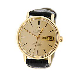 Omega Seamaster DeVille Tiffany & Co Dial Vintage Gold Plated Watch