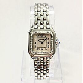 CARTIER PANTHERE 22mm Quartz Steel DIAMOND Watch