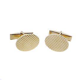 Vintage 1960 Larter & Sons Cuff Links 14k Yellow Gold