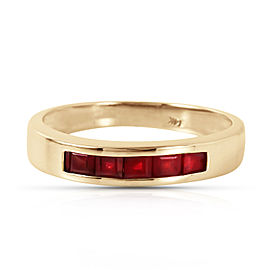 0.6 CTW 14K Solid Gold Summer's Miracle Ruby Ring