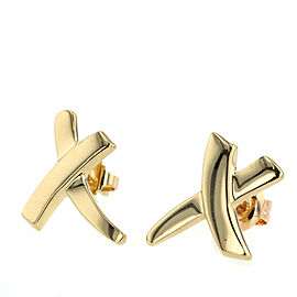 TIFFANY & Co 18k Yellow Gold Paloma Picasso Graffiti Pierce Ring LXGBKT-72