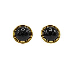 Buccellati Gold and Black Onyx Earrings