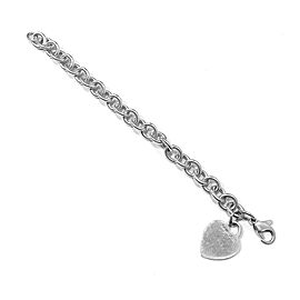 Tiffany & Co. Sterling Silver Heart Tag Bracelet