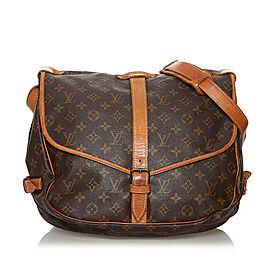 Louis Vuitton Monogram Saumur 35