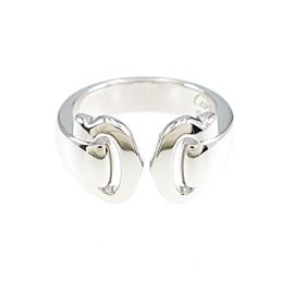 Cartier 18K white Gold 2C Motifs Ring LXGYMK-618