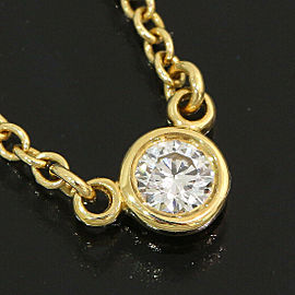 Tiffany & Co. 18K Yellow Gold Elsa Peretti Diamond by the Yard Necklace