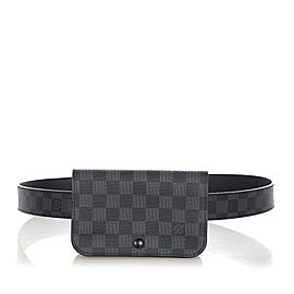 Damier Graphite Pochette Homme Ceinture