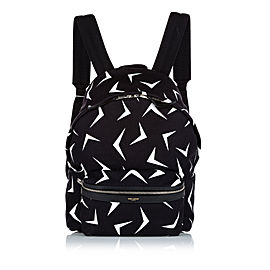 Boomerang Printed Canvas Backpack